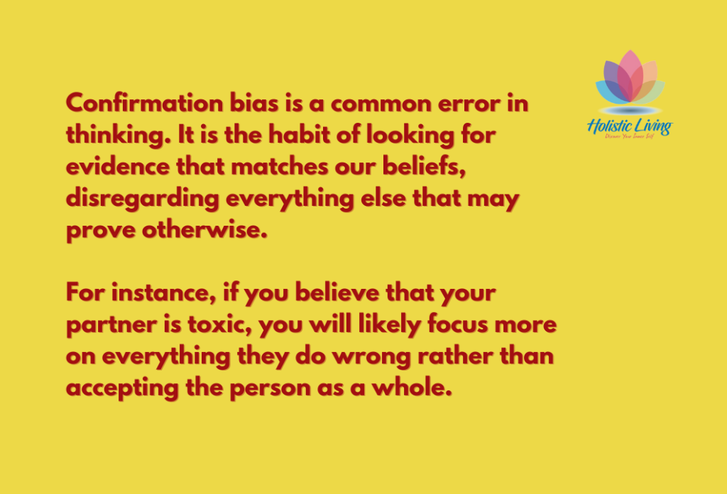 confirmation bias in relationships